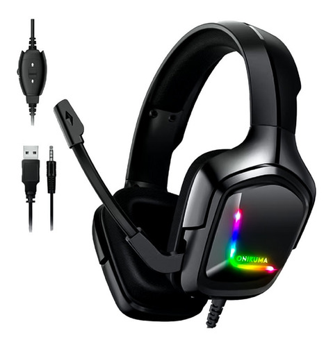 Audífonos Onikuma K20 Gamer Rgb