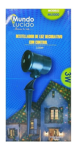 10 Pz Proyector Led Navideño Elige La Figura Ml5000p