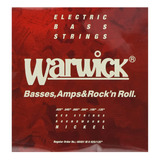 Set De 6 Cuerdas Para Bajo Warwick 46401 M Red 025-135