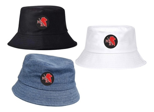 Gorro Bucket Hat Nerv Neon Genesis Evangelion