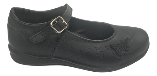 Zapato Escolar Casual Negro Charol Niña Económico  18 Al 21