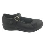 Zapato Escolar Casual Negro Charol Niña Económico  18 Al 21