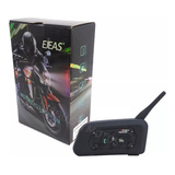 Intercomunicador Moto Bluetooth Casco V6 1200 Mts Ejeas X 1