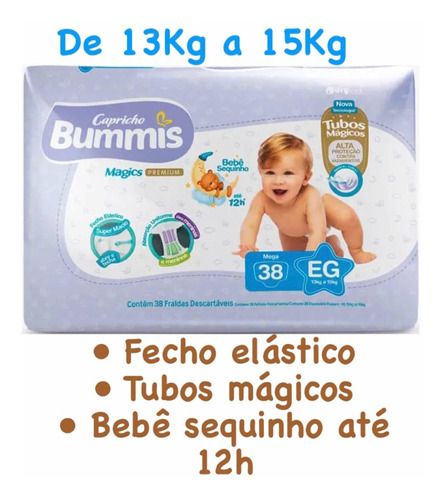 Fralda Capricho Bummis Mega Eg C/38