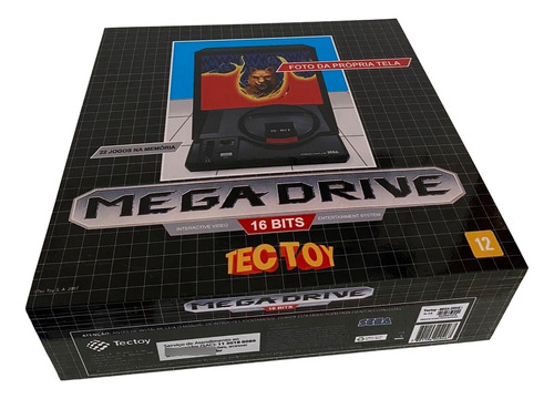 Caixa De Madeira Mdf Mega Drive 1 Tec Toy 2017