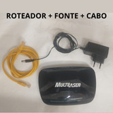 Roteador Wi-fi Multilaser Re024 Wireless Usado Fonte + Cabo