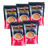Kit 5 - Cappuccino C/ Whey Protein Protein Coffee  - 5x100g
