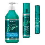 Lowell Cacho Mágico Creme Modelador, Fluído Ativador + Oil 