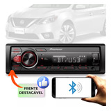 Aparelho Som Pioneer Bluetooth/usb/aux Nissan March