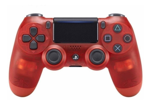 Controle Joystick Sem Fio Sony Playstation Dualshock 4 Ps4 Red Crystal