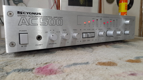 Amplificador Stereo Cygnus Model Ac 500 Tudo Ok Veja Video
