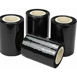 Plastico Negro Stretch 20 Cms Calibre 8,rollo X 300 Metros