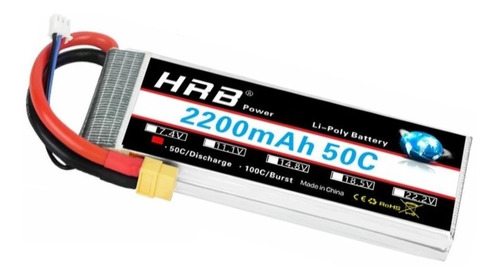 Bateria Lipo 50c 7.4v 2200mah Rc (elegir)