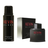 Combo Kevin Fragancia Black Desodorante + Perfume Hombre