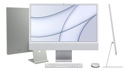 Apple iMac 24'' 2021 M1 7 Núcleos, 8gb, 256gb Ssd - Silver  