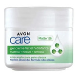 Gel Creme Facial Hidratante Matte 12h Avon Care 100g