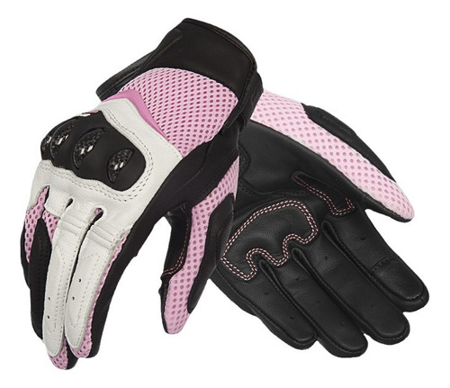 Guantes De Piel De Oveja Para Conducir Motocicletas Four Sea