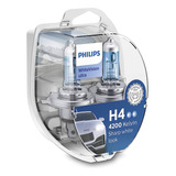 Kit Lamparas Crystal Vision Ultra Philips 2h4+2 W5w Europa