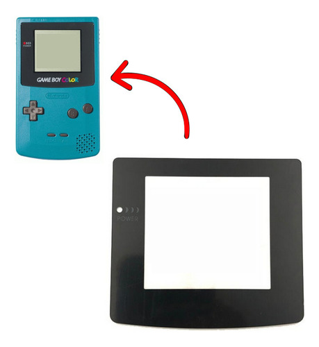 Cristal Frontal Vidrio Lente Screen Para Gameboy Color Gbc