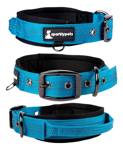 Sparklypets Collar Para Perros Resistente Con Asa Para Perro