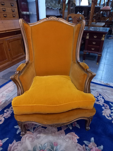 Manyantiques - Antiguo Sillon Bergere Frances Luis Xv