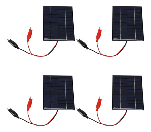 4 Paneles Solares Impermeables, 5 W, 12 V, Cargador De Célul