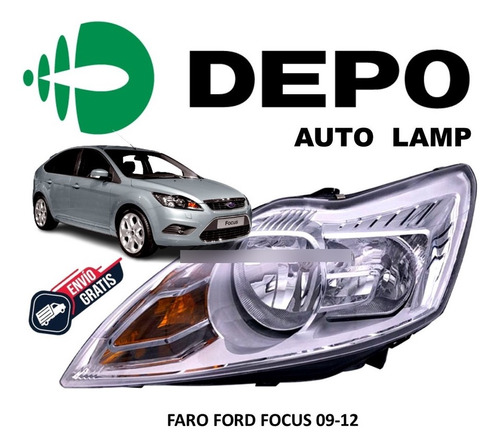 Faro Delantero Derecho Ford Focus 09-12 Marca Depo Foto 3