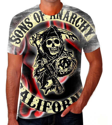 Camisa Camiseta Em Stock Sons Of Anarchy Artistas 02