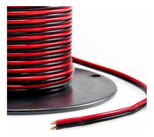 Cable Duplex Audio Calibre 14 Rojo-negro 2x14 Por 10 Metros