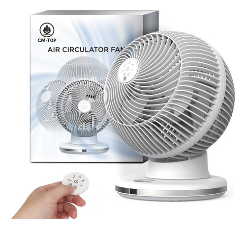 Ventilador De Globo Giratorio Control Remoto 12 Velocidades