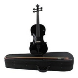 Violin 4/4 Negro Estuche Arco Brea Amadeus Cellini Amvl001bk