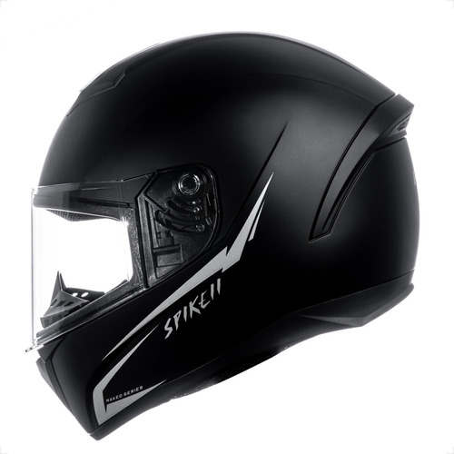 Capacete Peels Spike 2 Nkd Preto Prata Fosco Novo