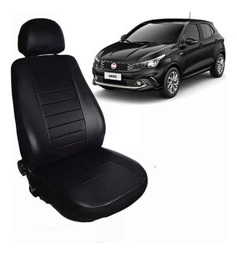 Funda Cubre Asiento Cuero Pu Fiat Argo Asiento Enterizo