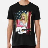 Remera Bandera Americana De Dolly Parton De La Música Countr