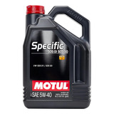 Motul Specific 5w40 X 5l  100% Sintetico Original Distrymat