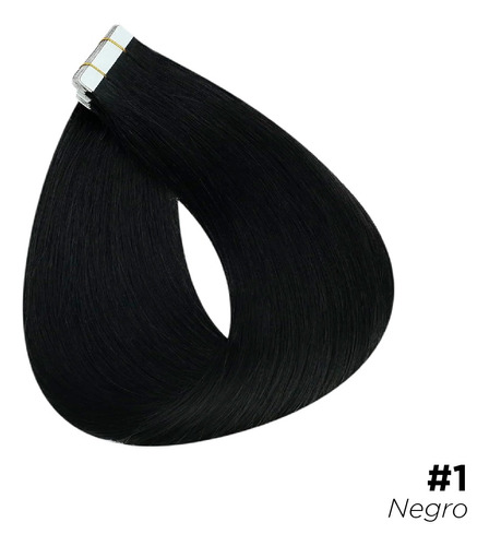 20 Extensiones Tape Premium Italiano 100% Natural Lacia 60cm