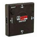 Adaptador Switch Splitter Hdmi 3 Portas 3 Entradas 1 Saída