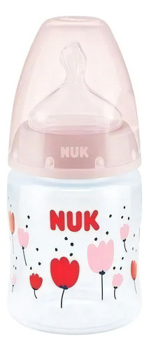 Nuk First Choice Mamadera Con Control De Temperatura 0 A 6 Meses 150ml Rosa