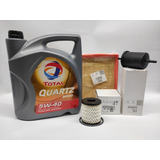 3 Filtros Originales + Aceite Total 9000 Peugeot 206 1.6 N 