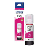 Tinta Para Impresora Epson 504 | L4150 L4160 L6161 Magenta