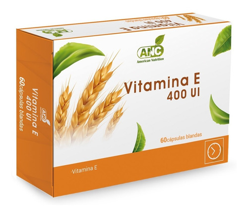 Anc - Vitamina E 400 Ui (60 Cápsulas)