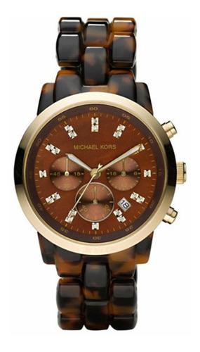 Reloj Mujer Michael Kors Tortoise Mk5216 Original