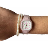 Reloj Rosa Paddle Watch. Ajustable, Deportivo, Caja Incluida