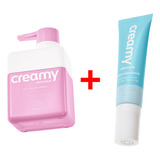 Kit 2x1 Creamy Skincare Emulsão Limpeza + Hidratante Vegano