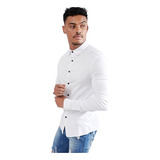 Camisa Blanca Hombre Entallada,  Slim Fit , Envió Gratis