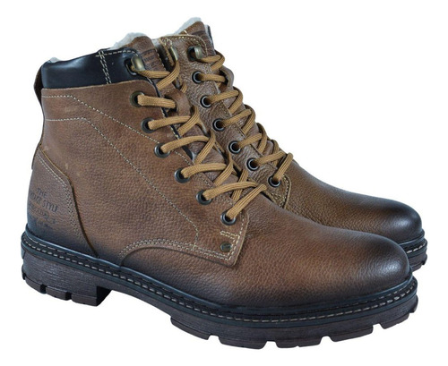 Bota Masculina Pegada 181795 03 Forrada Com La