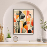 Quadro Decorativo Grande Quarto 90x60 Explosão De Cores Boho