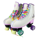 Patins Infantil Feminino Tamanho 35/38 Ajustável Colorido