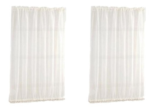 2x Home Cortinas Francesas De Porta De Vidro Deslizante