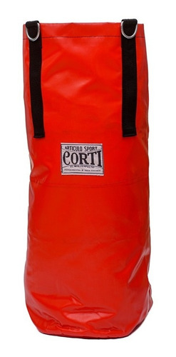 Bolsa De Boxeo Corti , Lona Vinilica Grande 1,10 M. Argollas